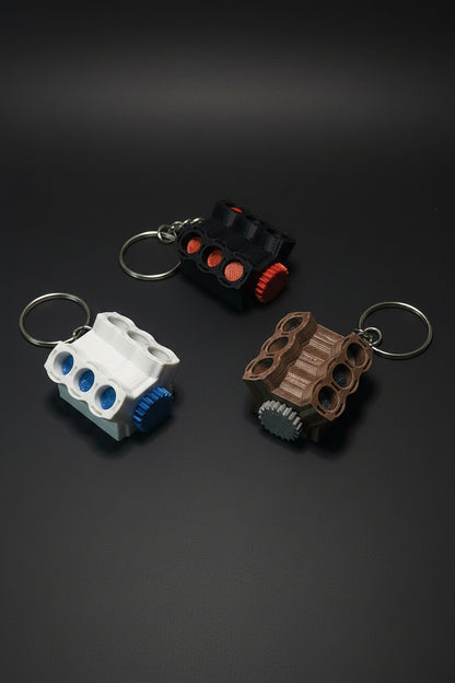 V6 Fidget Keychain