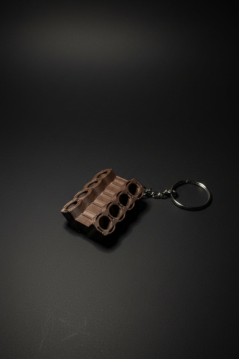 V8 Fidget Keychain