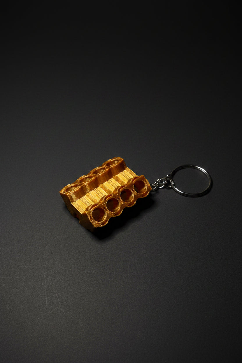 V8 Fidget Keychain