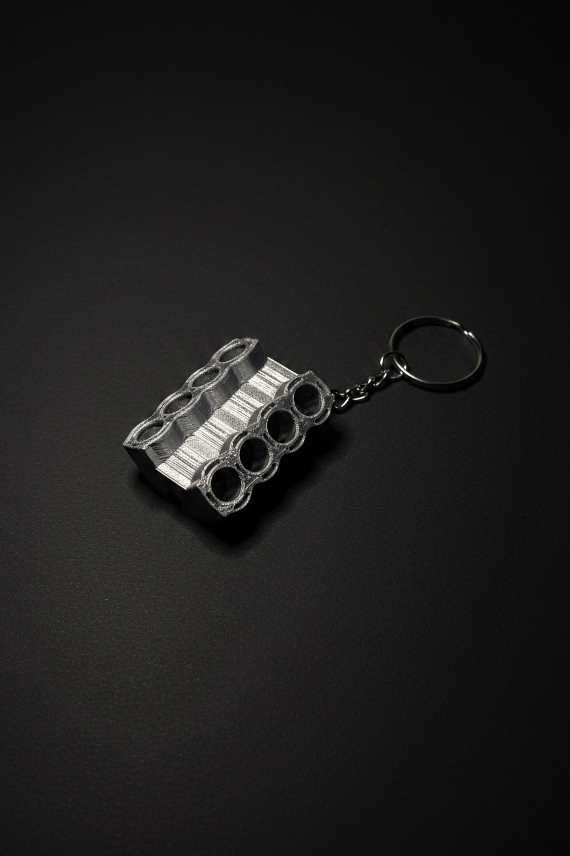 V8 Fidget Keychain