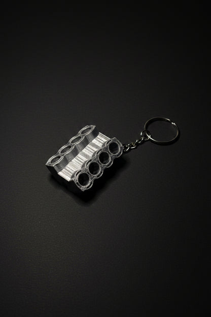 V8 Fidget Keychain