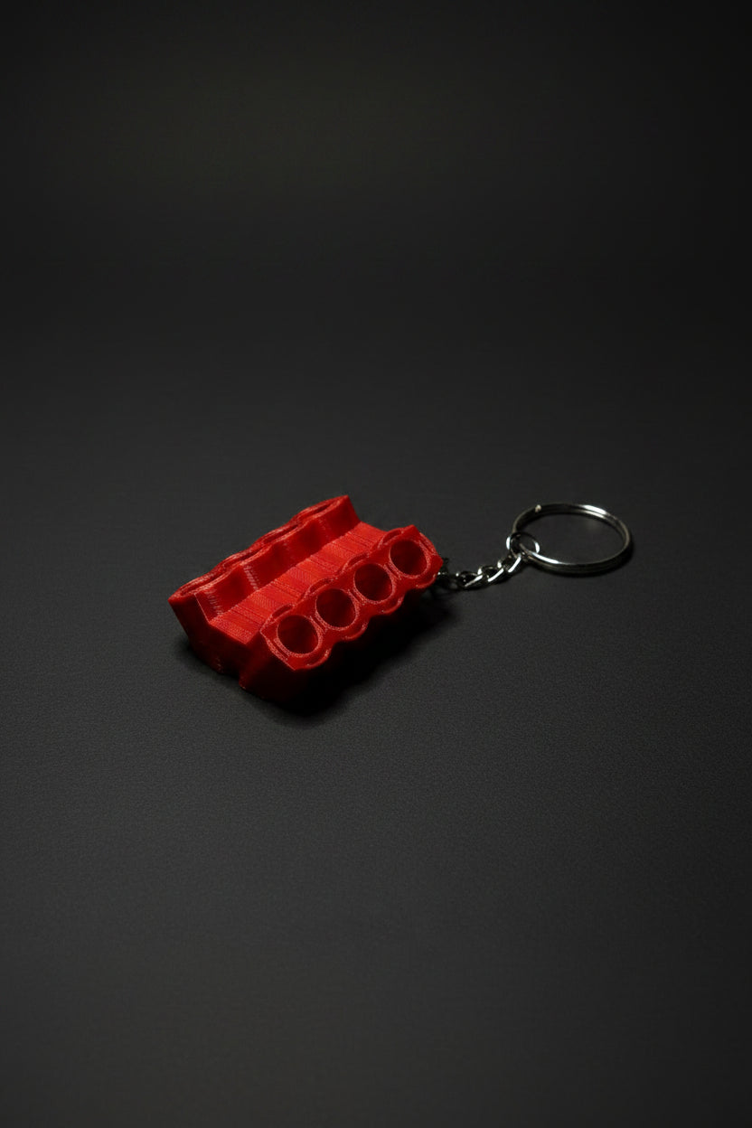 V8 Fidget Keychain