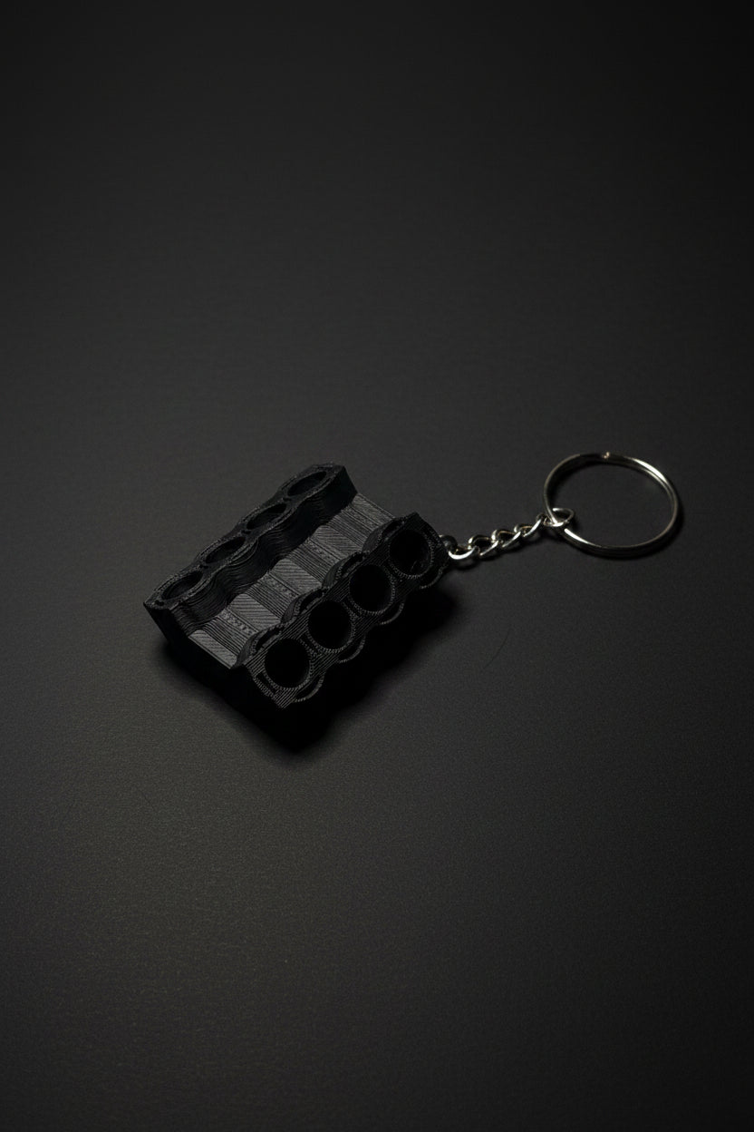 V8 Fidget Keychain