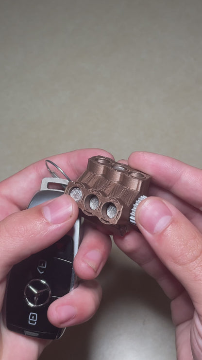 V6 Fidget Keychain